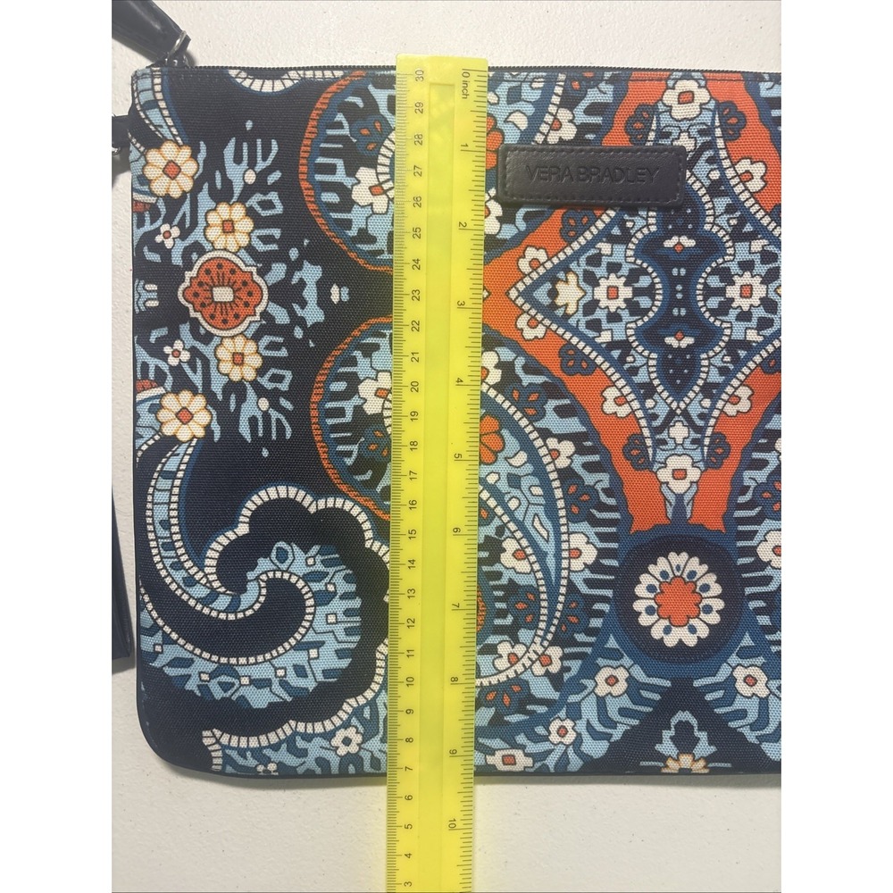 Vera Bradley Marrakesh Retired Print Canvas XL Clutch Travel Pouch Wristlet - Picture 7 of 7